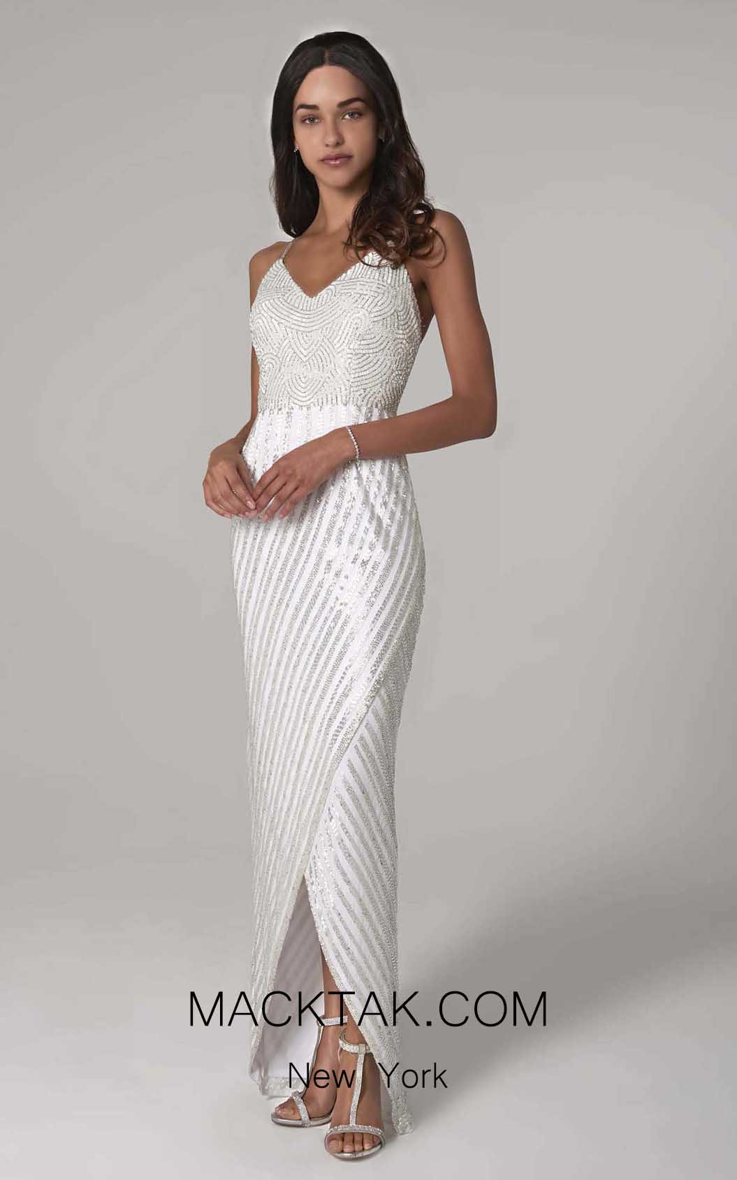 Scala 60112 Ivory Front Dress