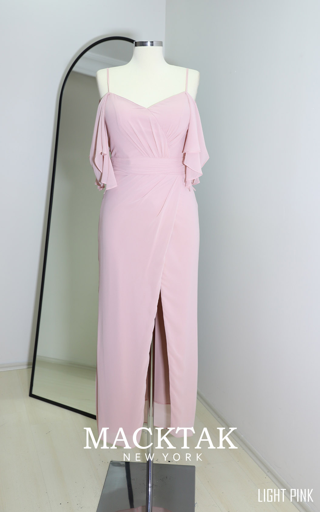 Soleil Light Pink Front Dress