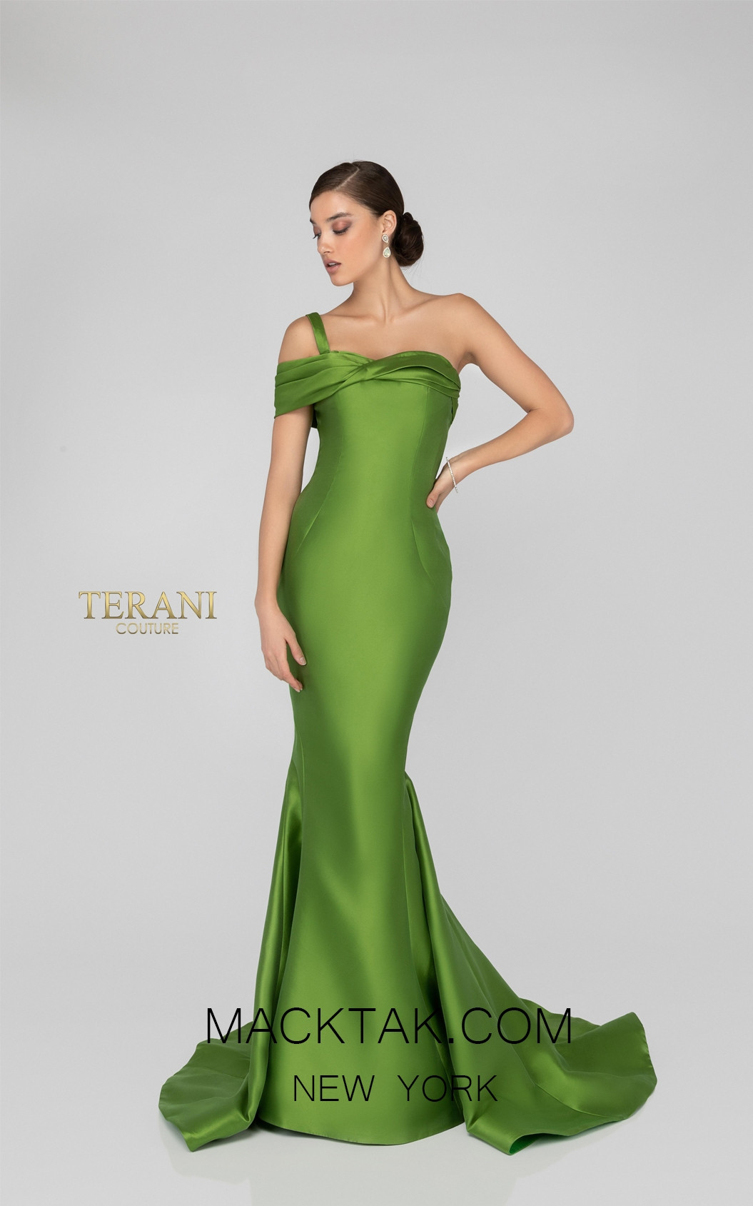 Terani 1911E9106 Fern Front Evening Dress