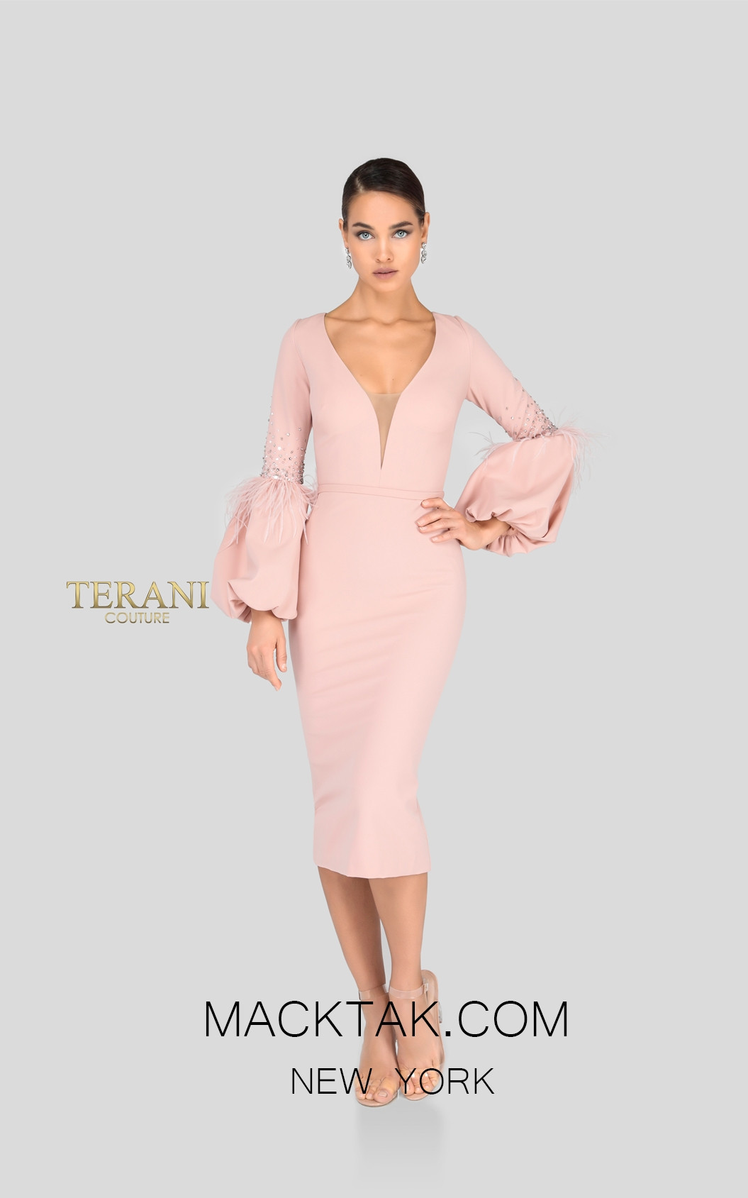 terani blush dress