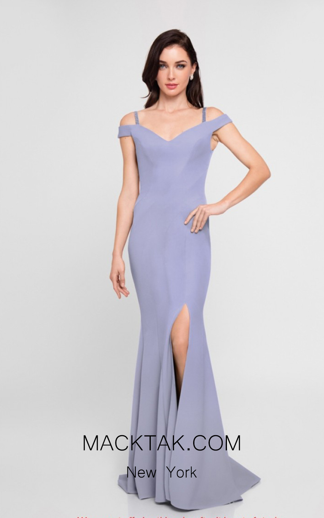 Terani coutur 1813B5185 Dust Front Dress