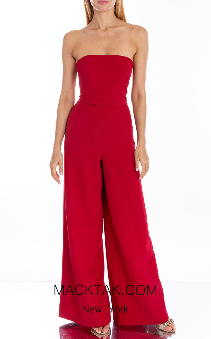 Terani Couture 1912P8288 Carmine Front Dress