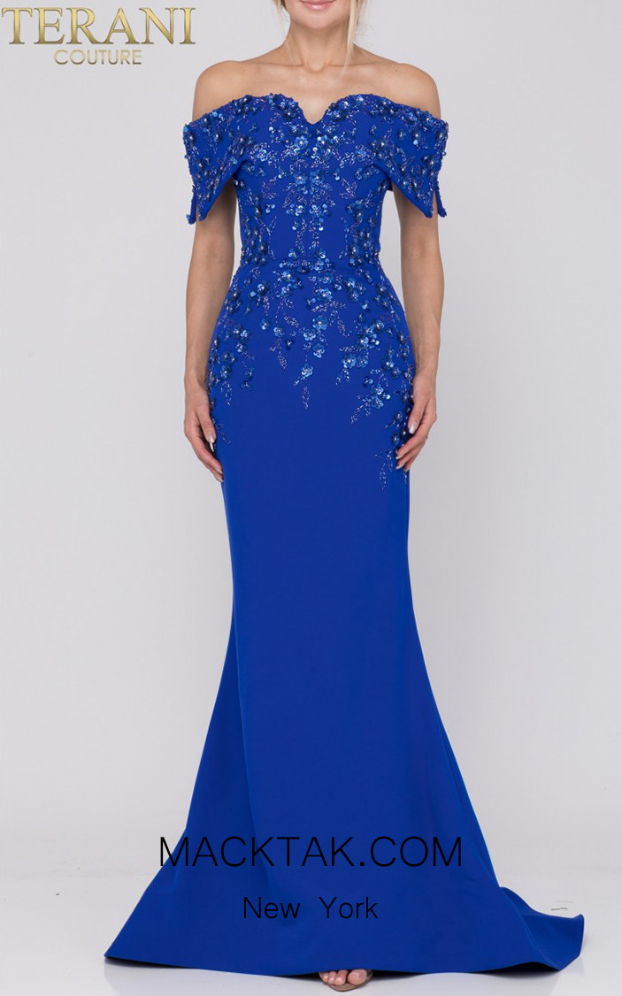 Terani Couture 1921M0472 Royal Front Dress