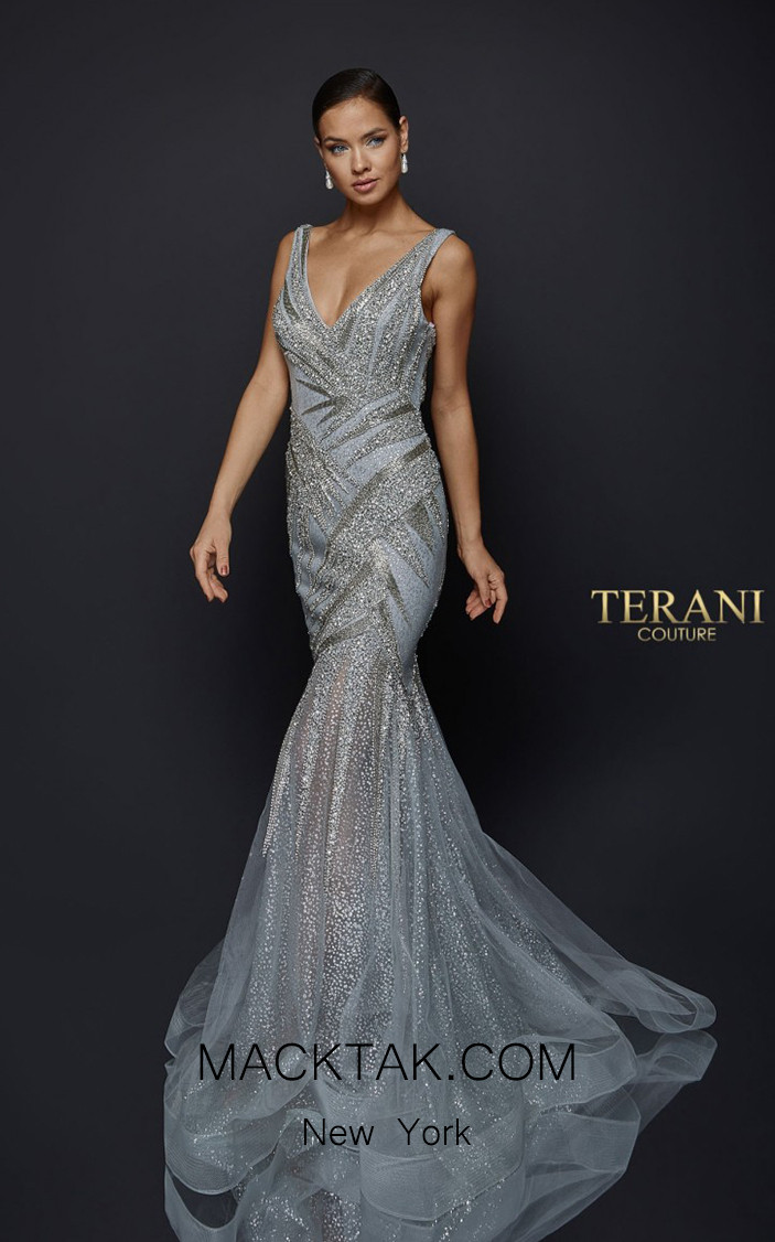 Terani Couture 1922GL0651 Front Dress