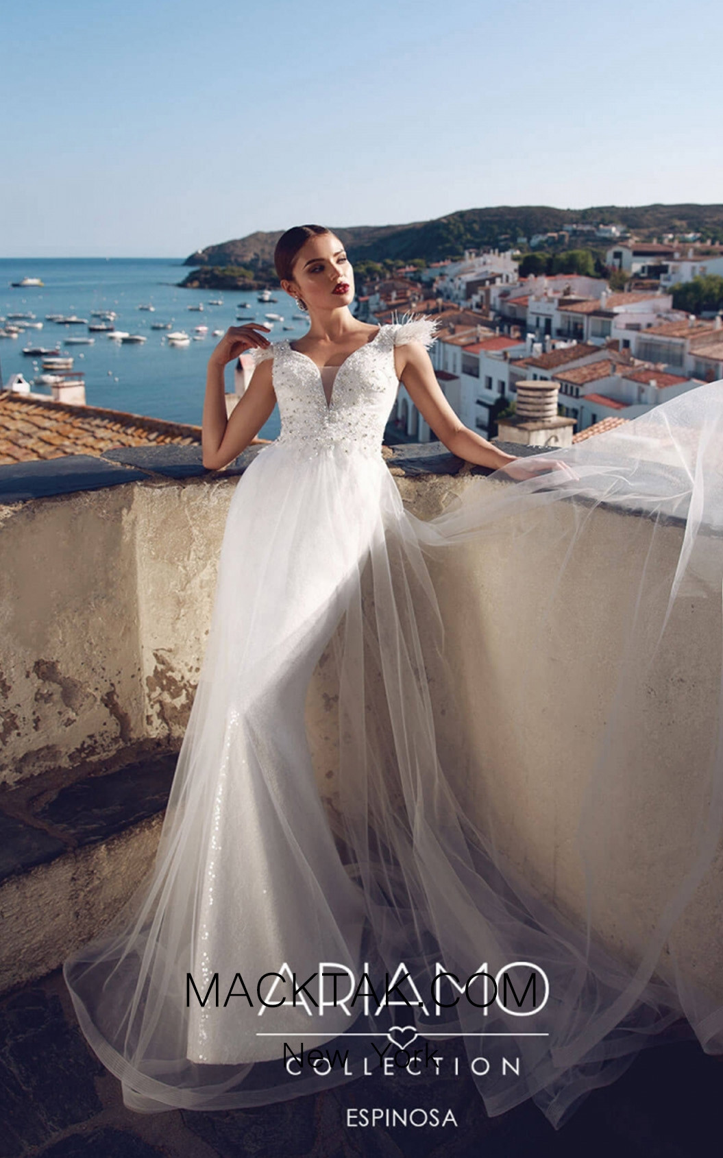Tesoro By Ariamo Espinosa Ivory Front Dress
