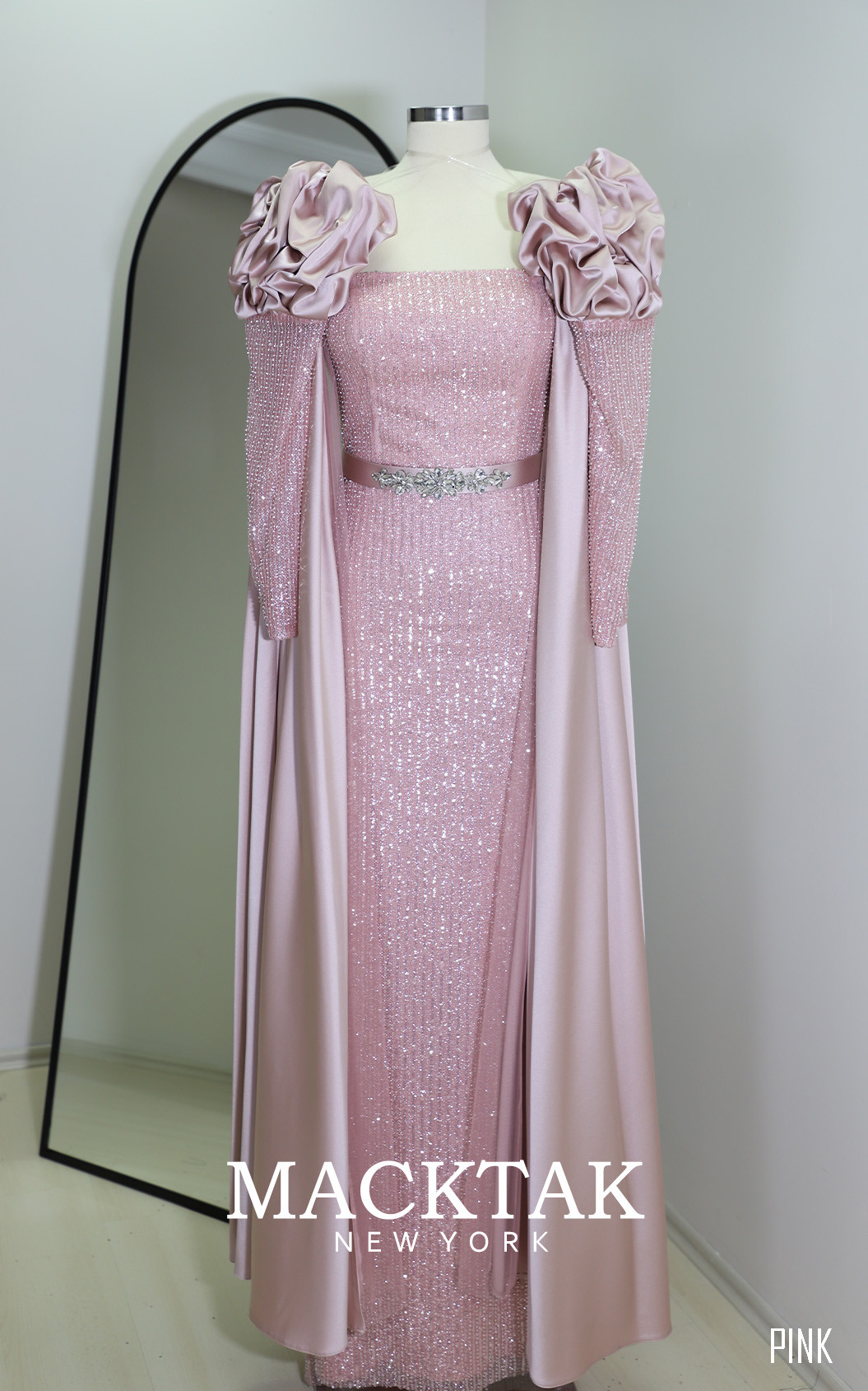 Toinon Pink Front Dress