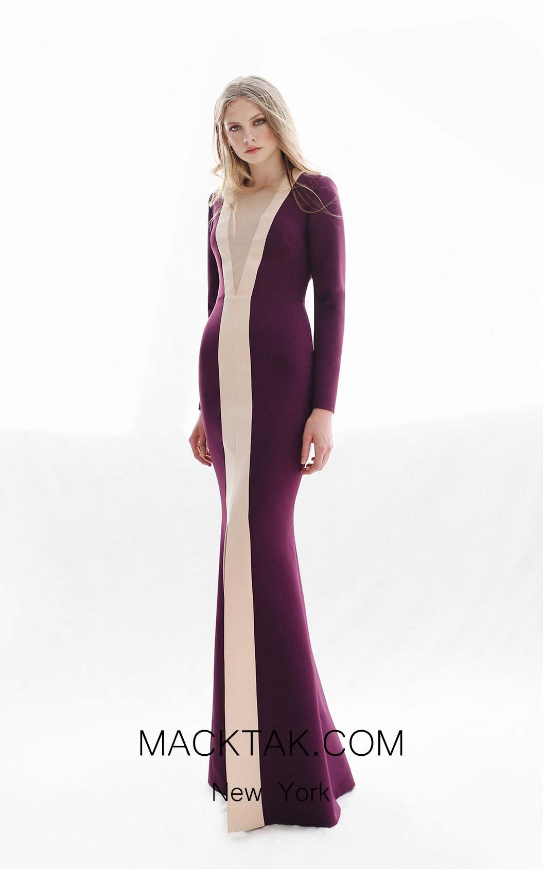 Victoria Johhan Dark_Purple Front Dress