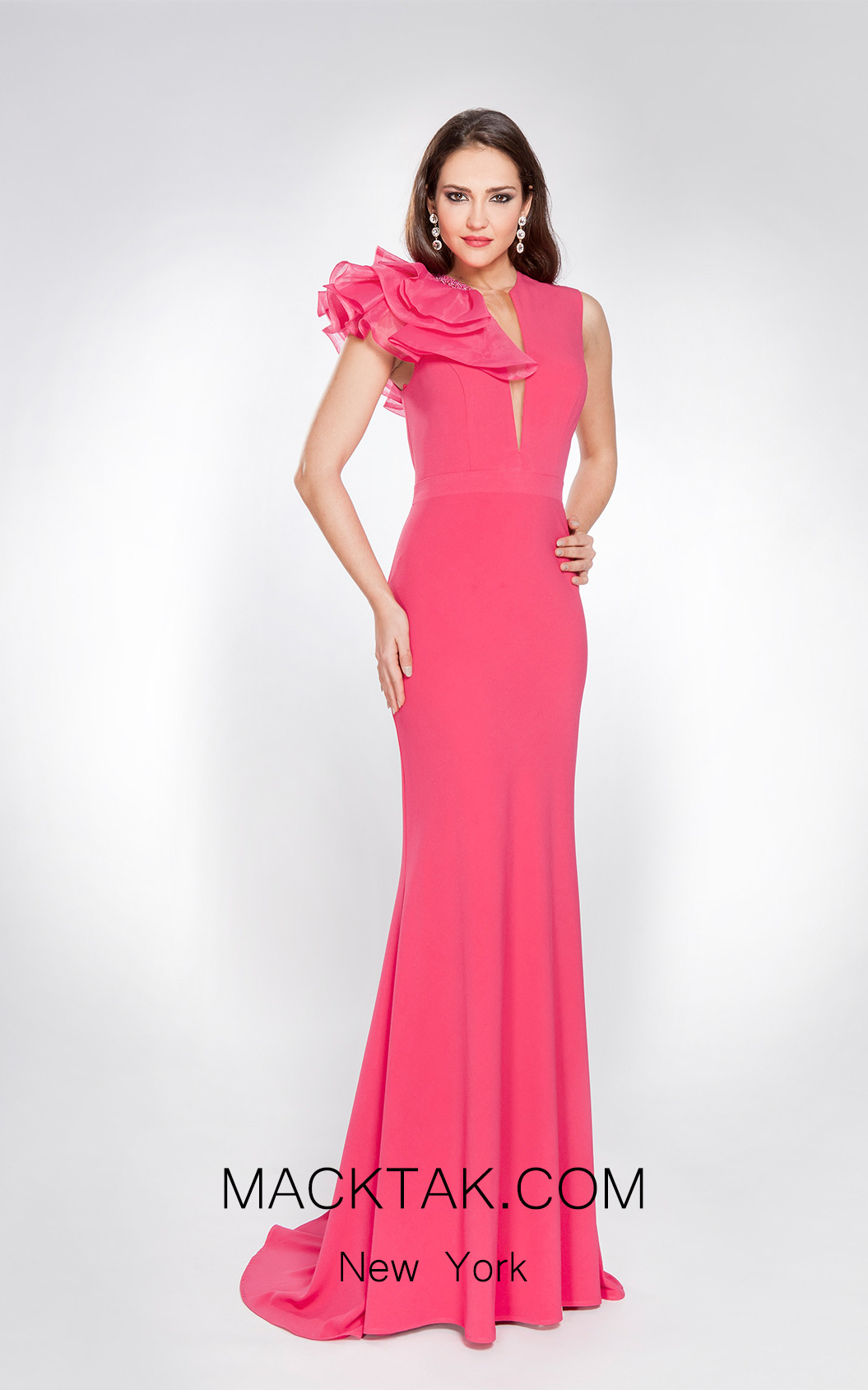 X & M Couture 49011 Front Evening Dress