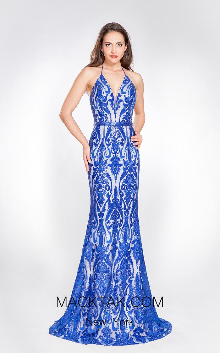 X & M Couture 49029 Front Evening Dress