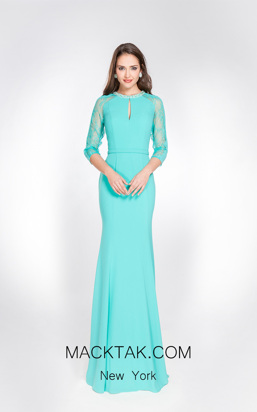 X & M Couture 49033 Front Evening Dress