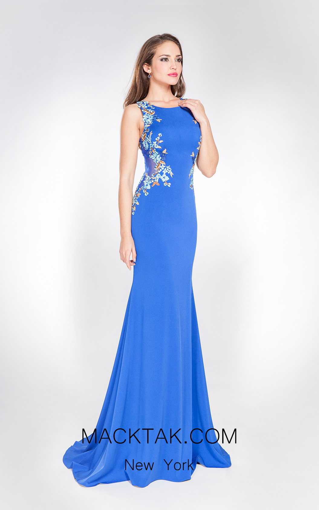 X & M Couture 49040 Front Evening Dress