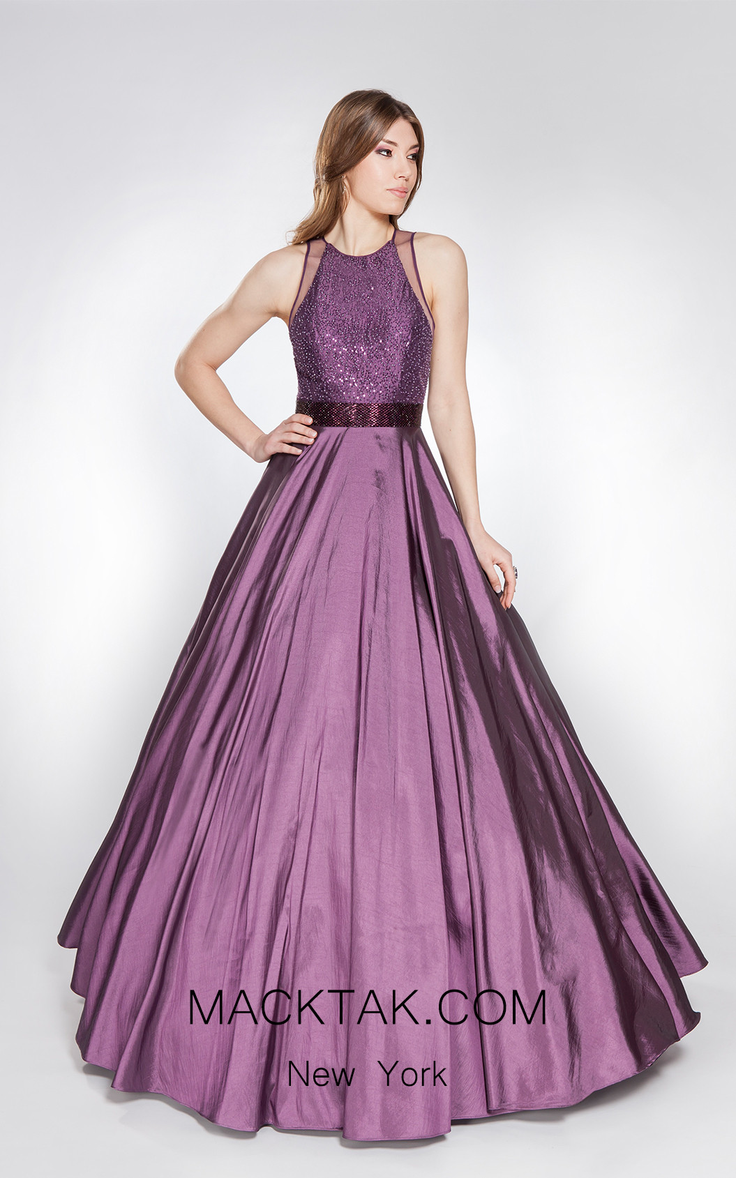 X & M Couture 49044 Front Evening Dress