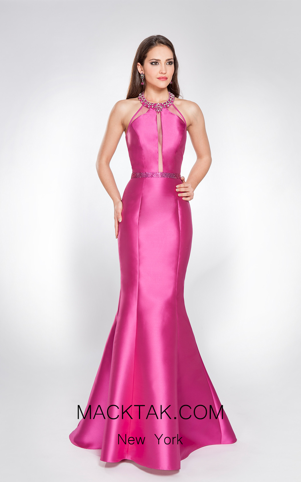 X & M Couture 49045 Front Evening Dress