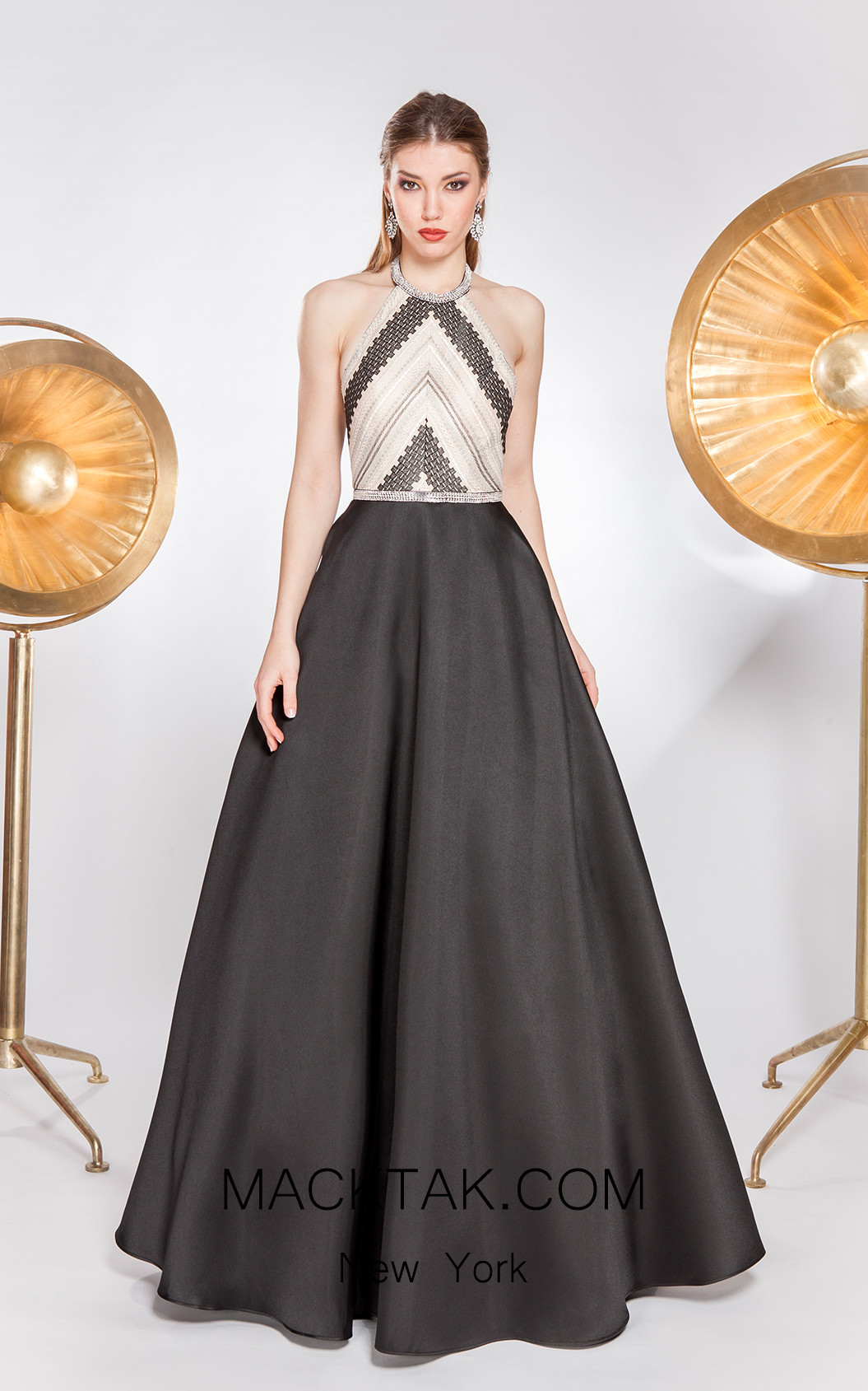 X & M Couture 49051 Front Evening Dress