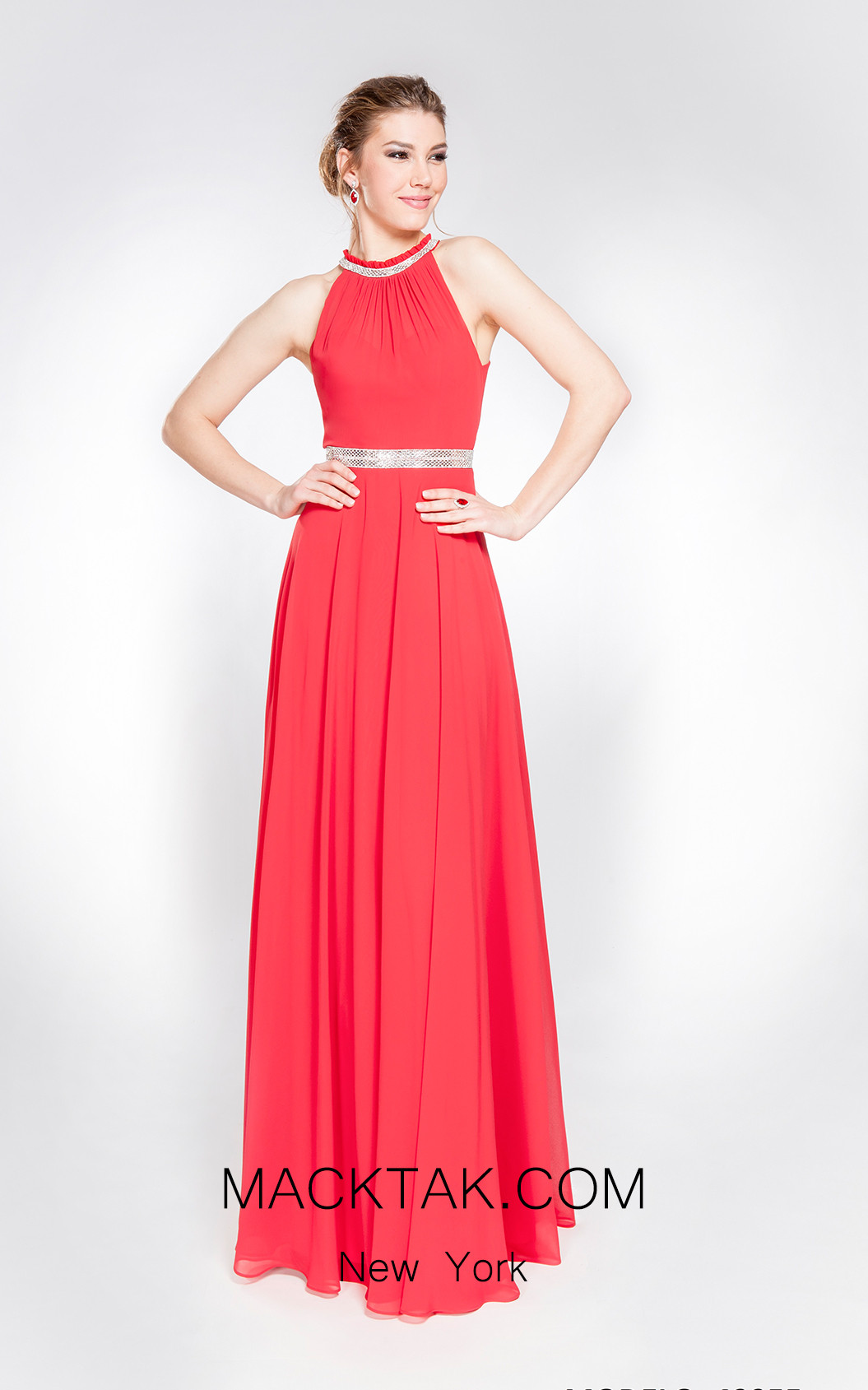 X & M Couture 49055 Front Evening Dress
