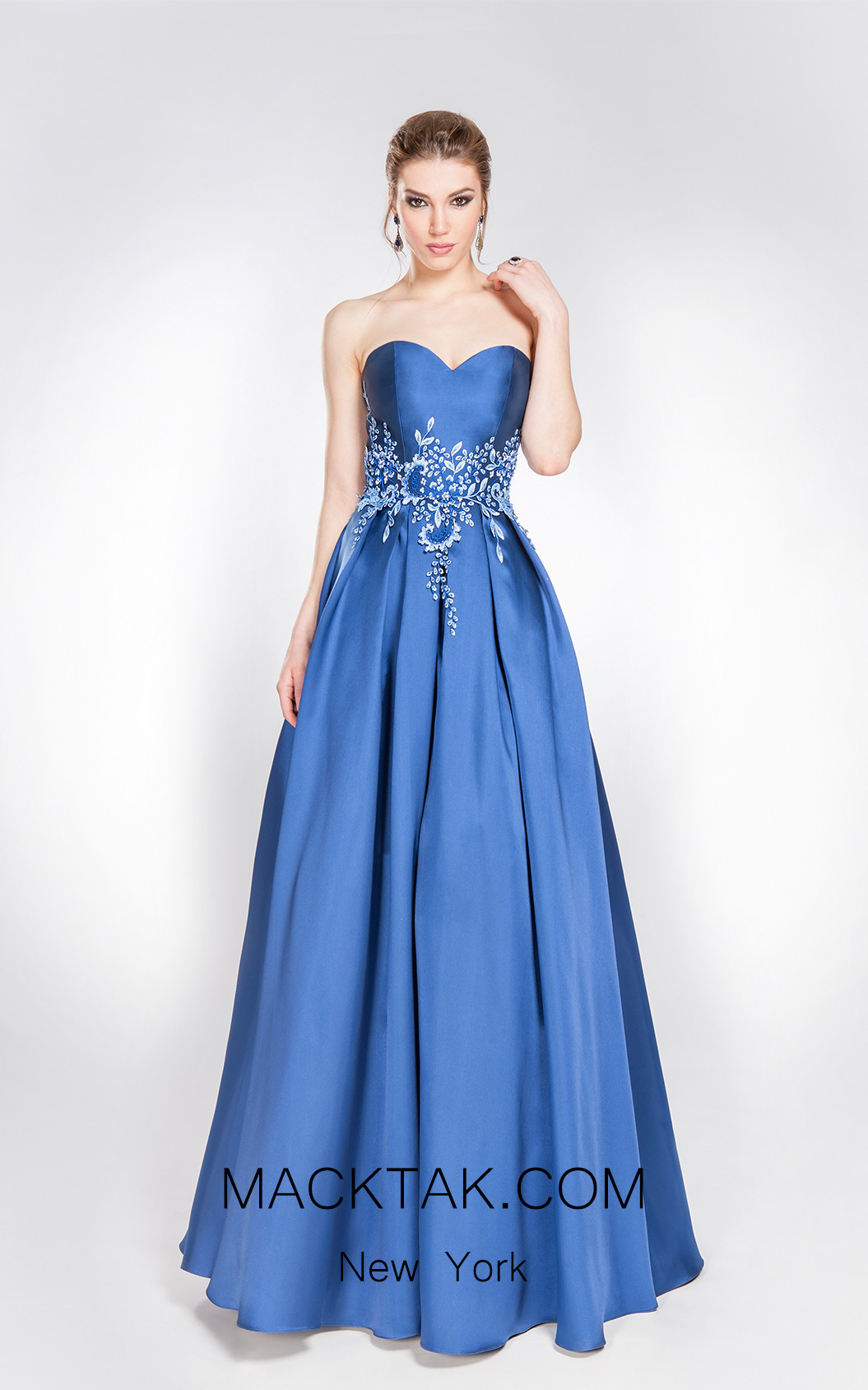 X & M Couture 49075 Front Evening Dress