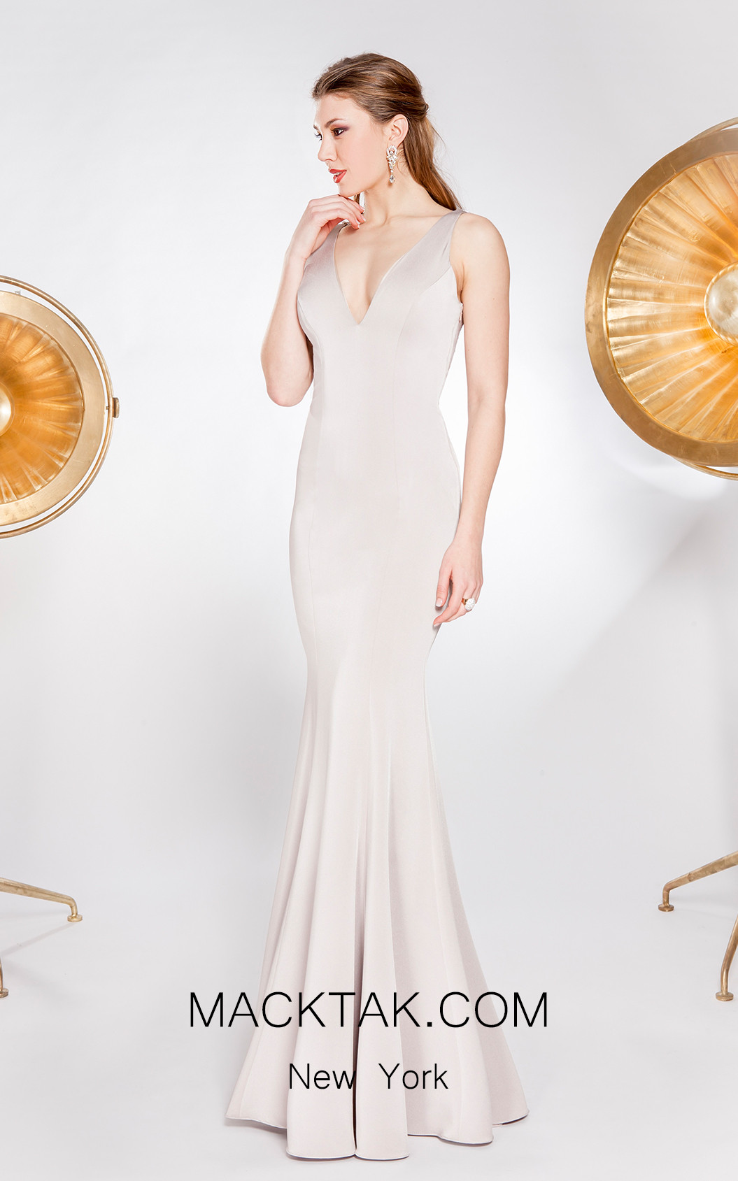 X & M Couture 49077 Front Evening Dress
