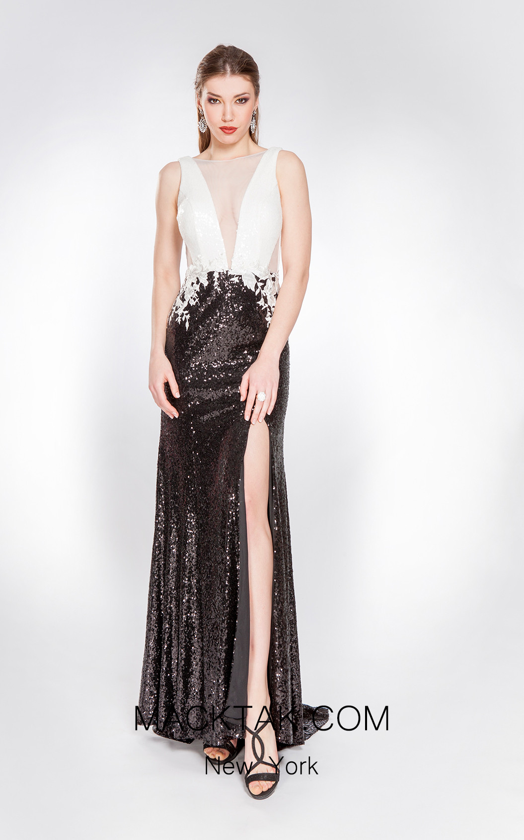 X & M Couture 49079 Front Evening Dress
