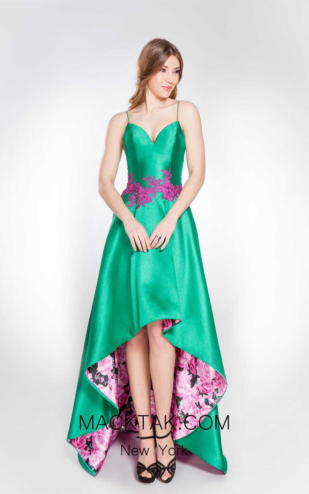 X & M Couture 8020 Front Evening Dress