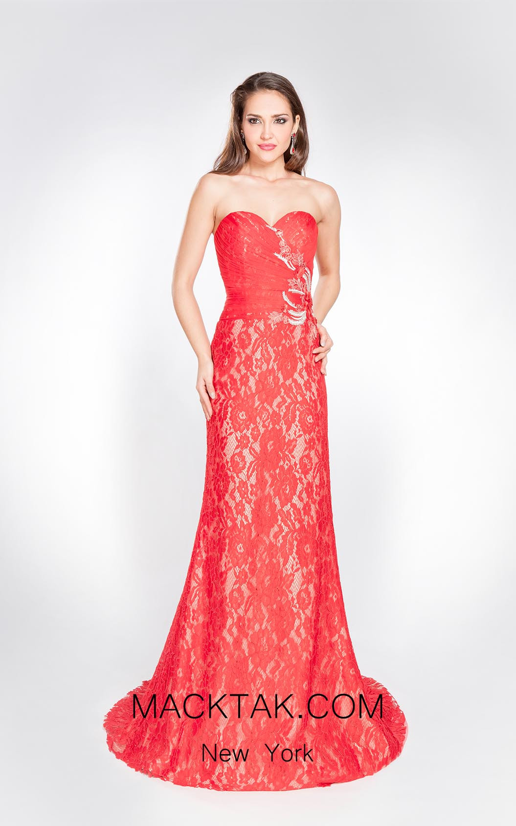 X & M Couture 8050 Front Evening Dress
