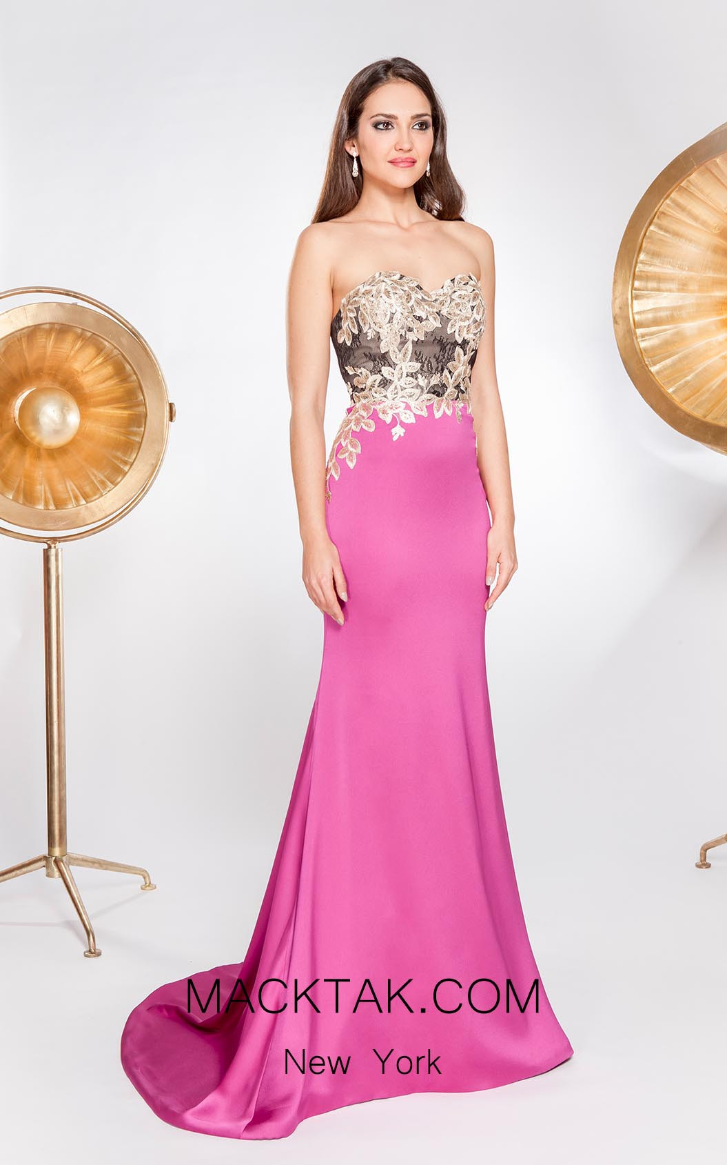 X & M Couture 8060 Front Evening Dress