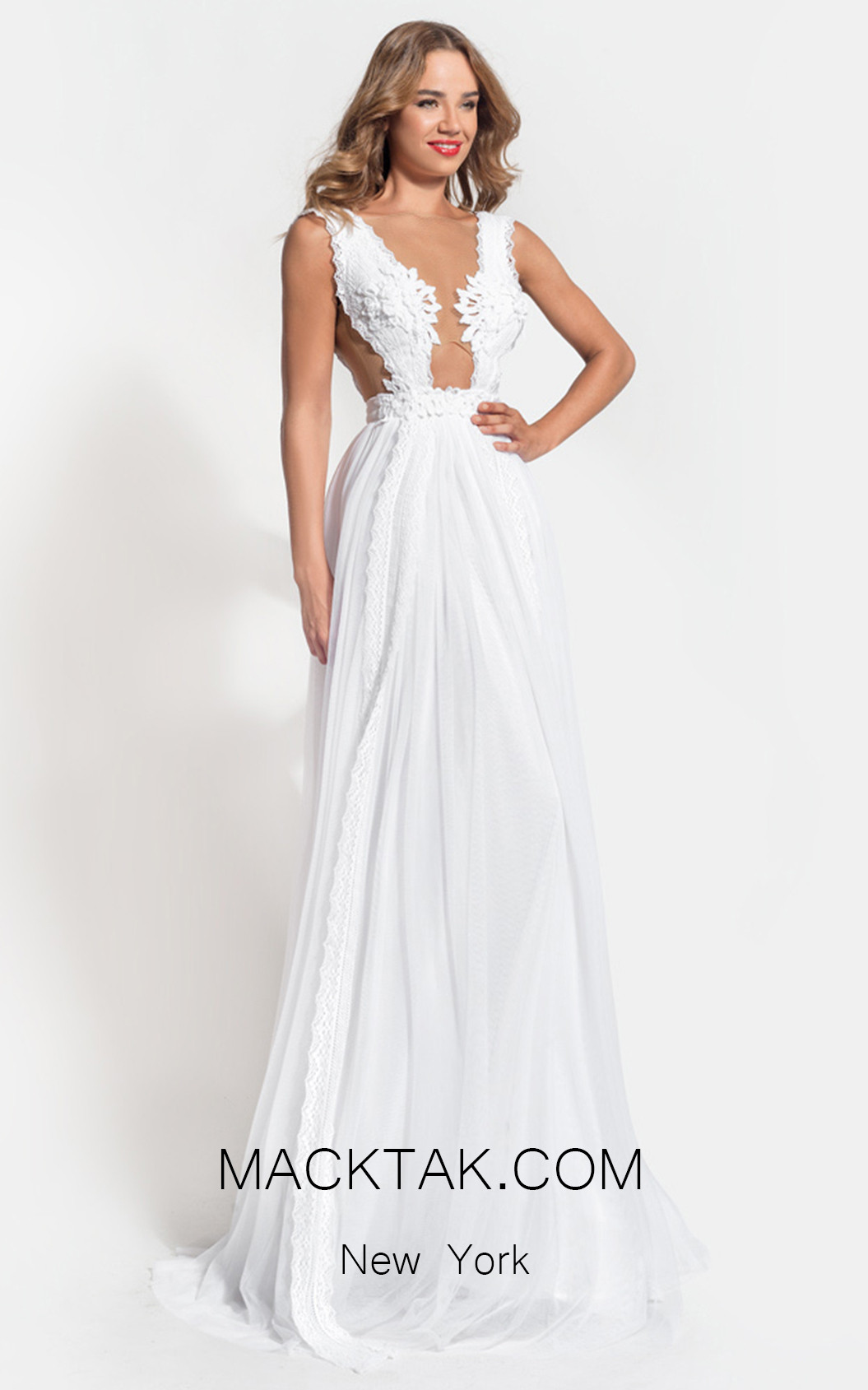 Zolotas Atelier Anais Front Evening Dress