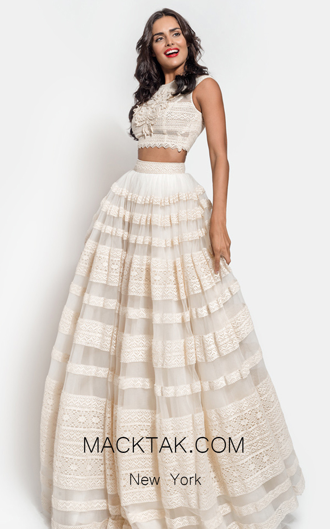 Zolotas Atelier Erato Front Evening Dress