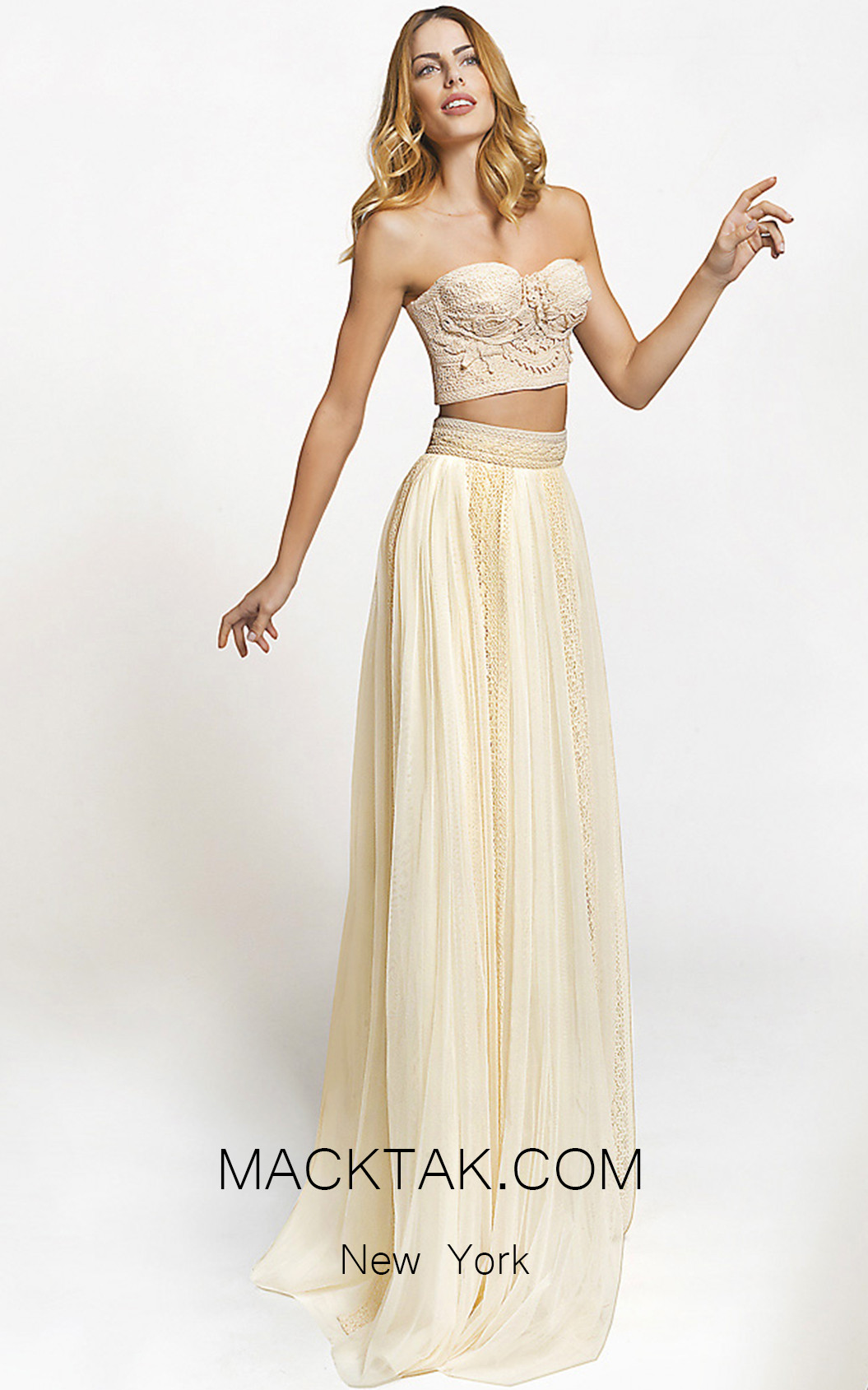 Zolotas Atelier Loira Front Evening Dress