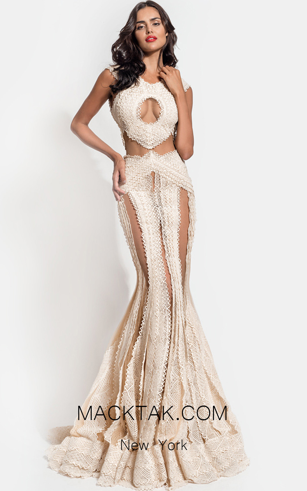 Zolotas Atelier Mayia Front Evening Dress