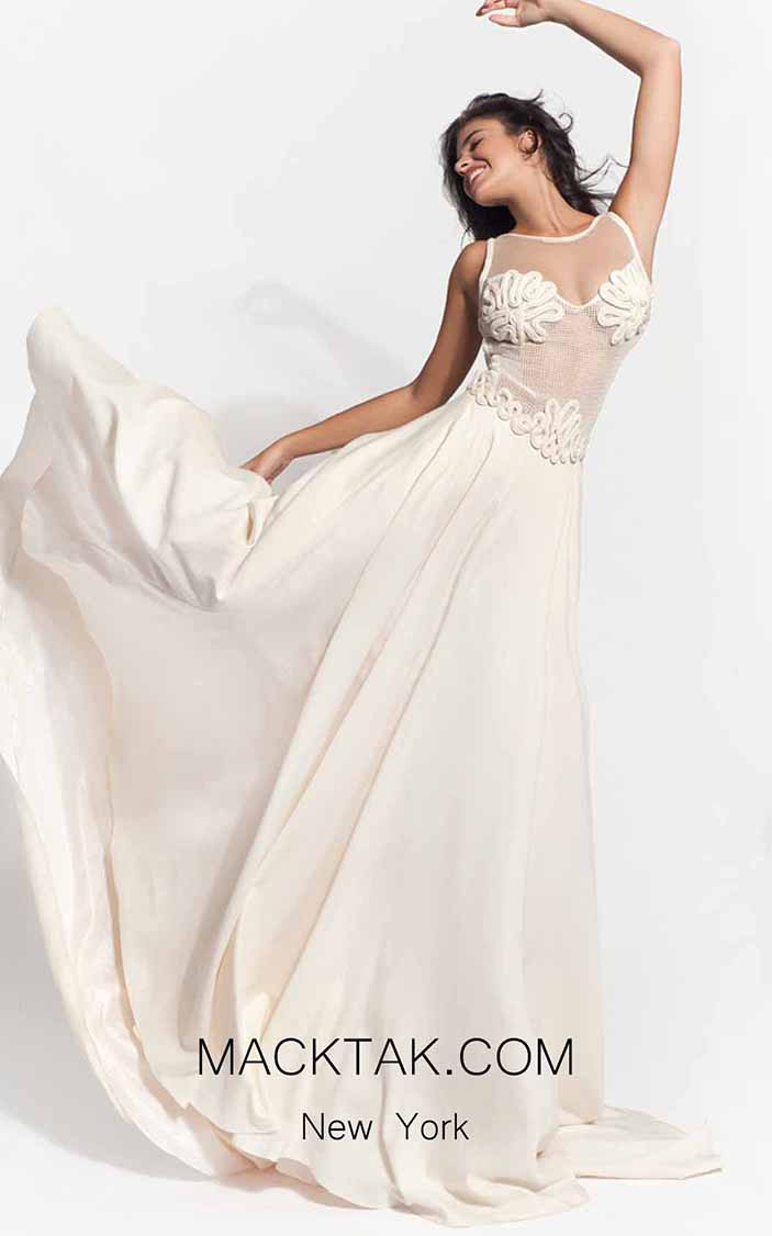 Zolotas Atelier Adeia Front Evening Dress