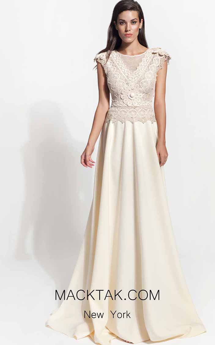 Zolotas Atelier Avesia Front Evening Dress
