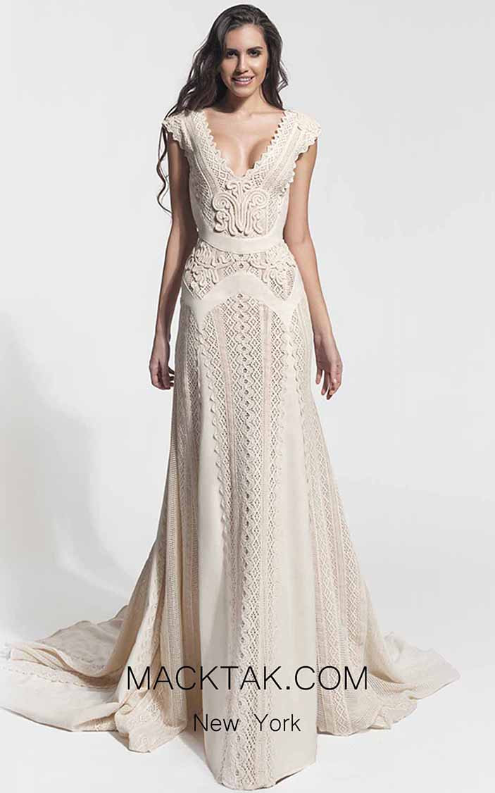 Zolotas Atelier Cassiopeia Front Evening Dress