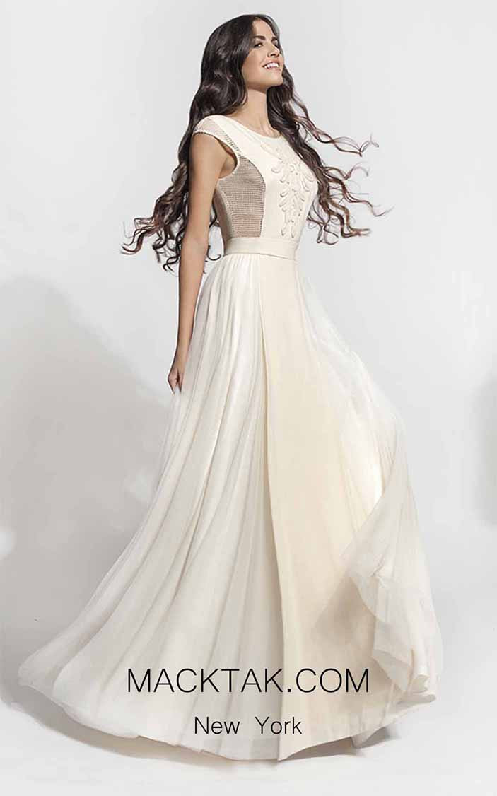Zolotas Atelier Dione Front Evening Dress