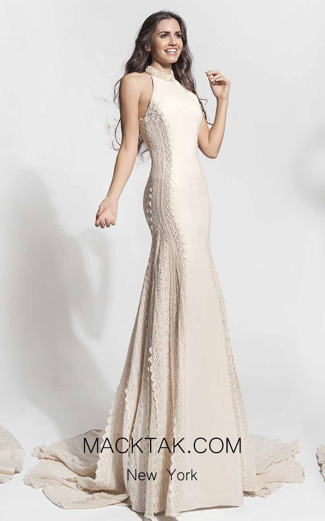 Zolotas Atelier Phoebe Front Evening Dress