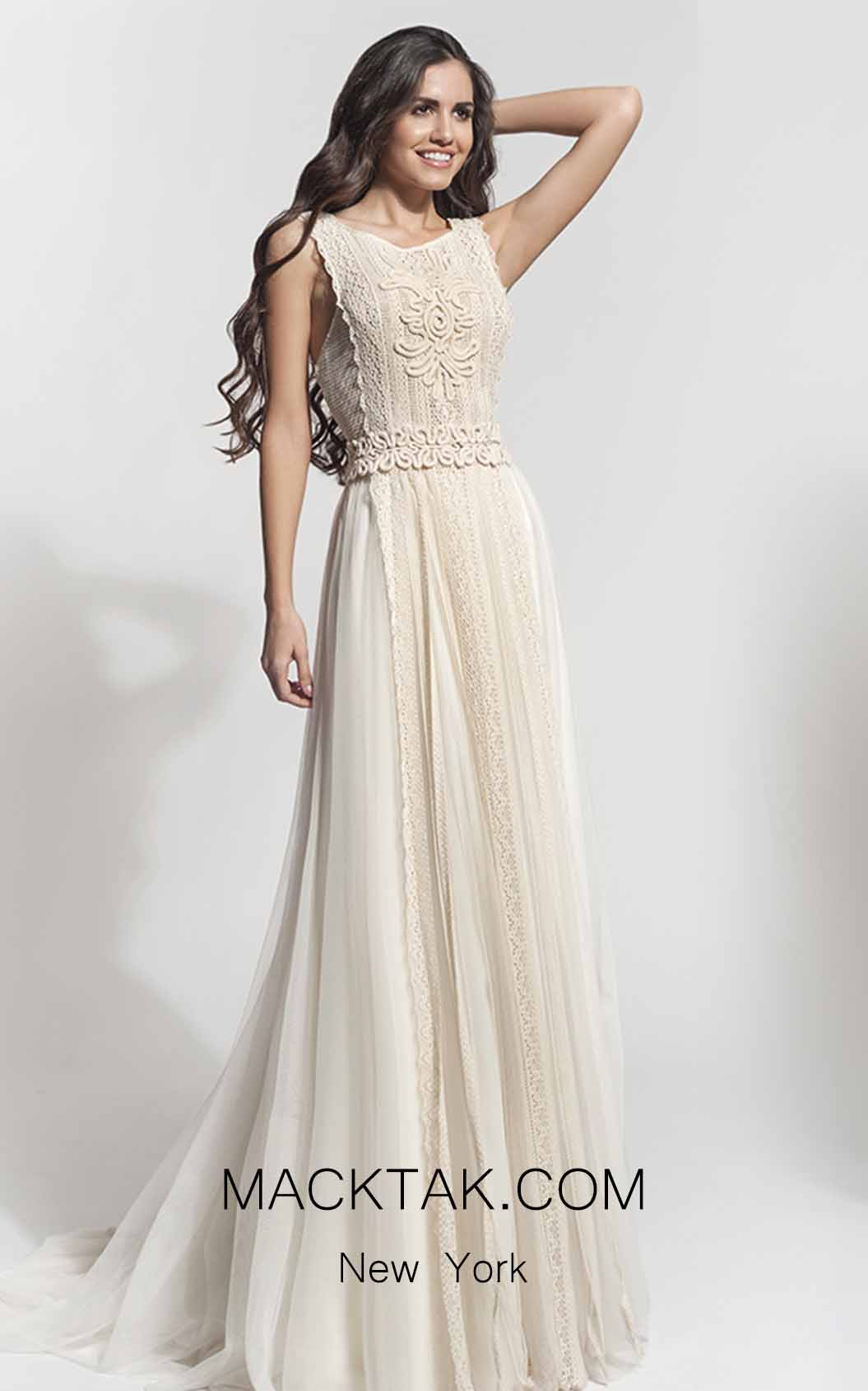 Zolotas Atelier Rhea Front Evening Dress