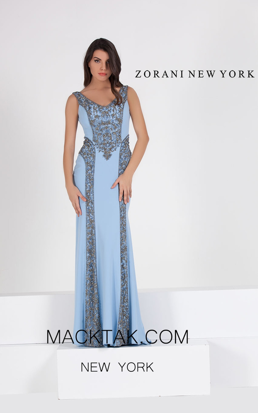 Zorani New York 4185 Baby Blue Front