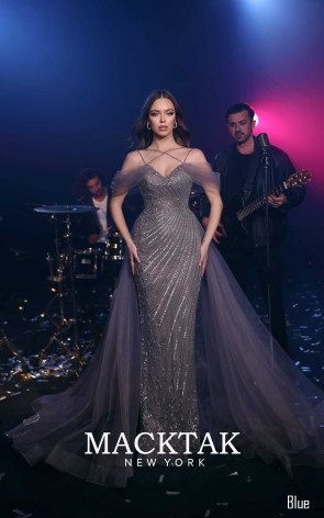 Abrielle Blue Front Dress