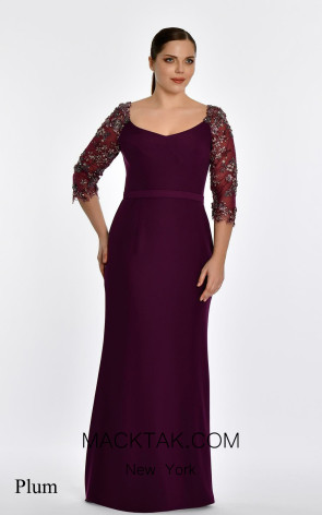 Melaniu Plum Front Dress