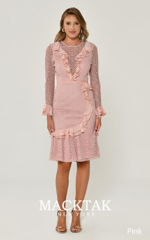 Vincence Pink Front Dress