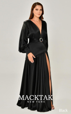 Merveille Black Evening Dress