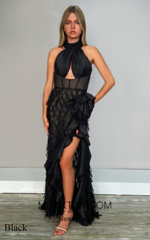 Axelle Black Evening Dress