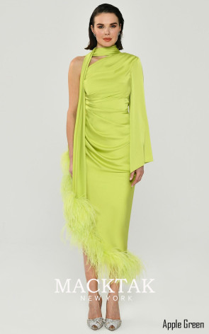 Alfa Beta B6201 Apple Green Front Dress
