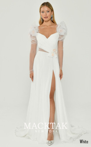 Faustine White Evening Dress