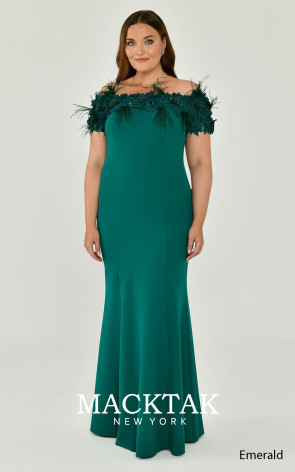 Alfa Beta B6359 Emerald Front Dress