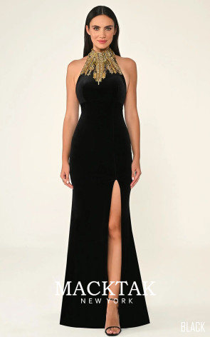 Alfa Beta B6883 Evening Dress Velvet Fabric