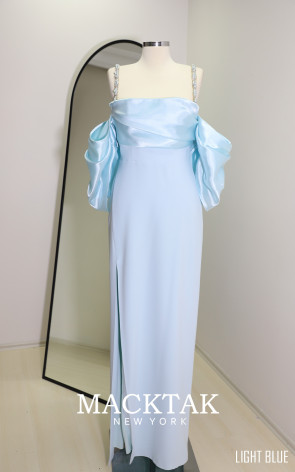 Arlette Light Blue Front Dress