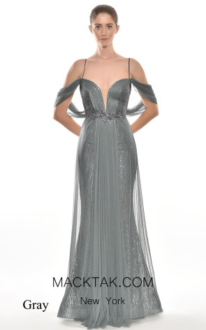 Coraline Gray Front Dress