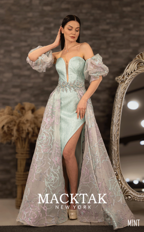 Three N 152 Evening Dress Adjustable Sleeves