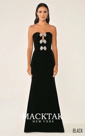 Alfa Beta B6839 Evening Dress Velvet Fabric