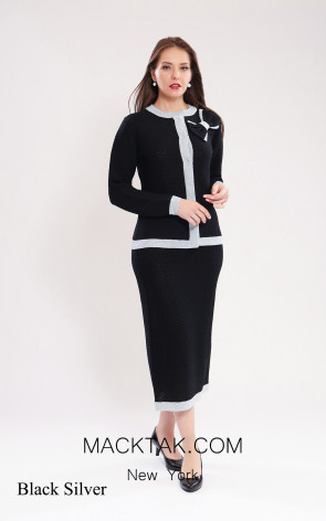13367 2Pc Knit Skirt Suit - Size 20